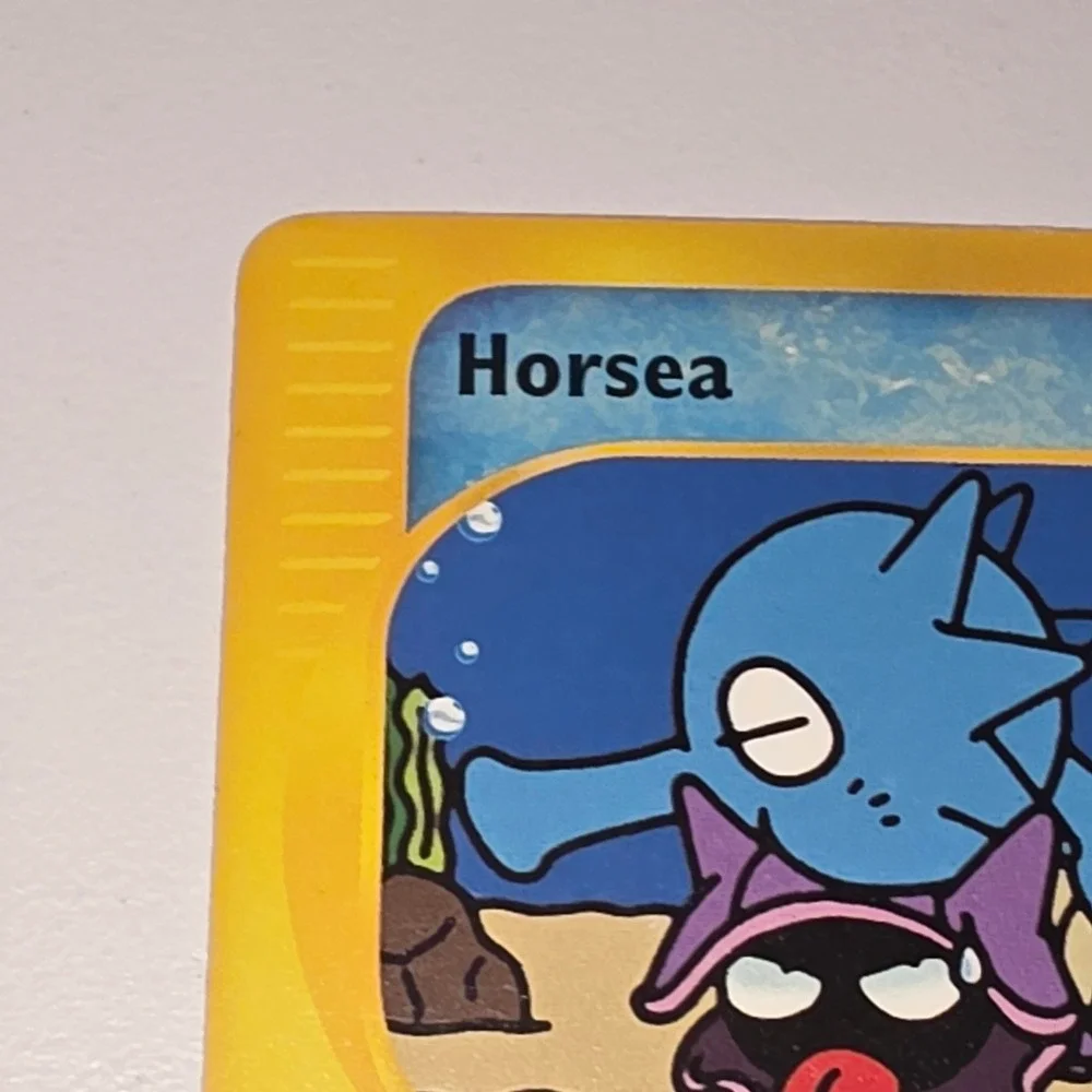 Pokemon Horsea 84/147 Aquapolis e-Reader Common Card 2002 Vintage TCG